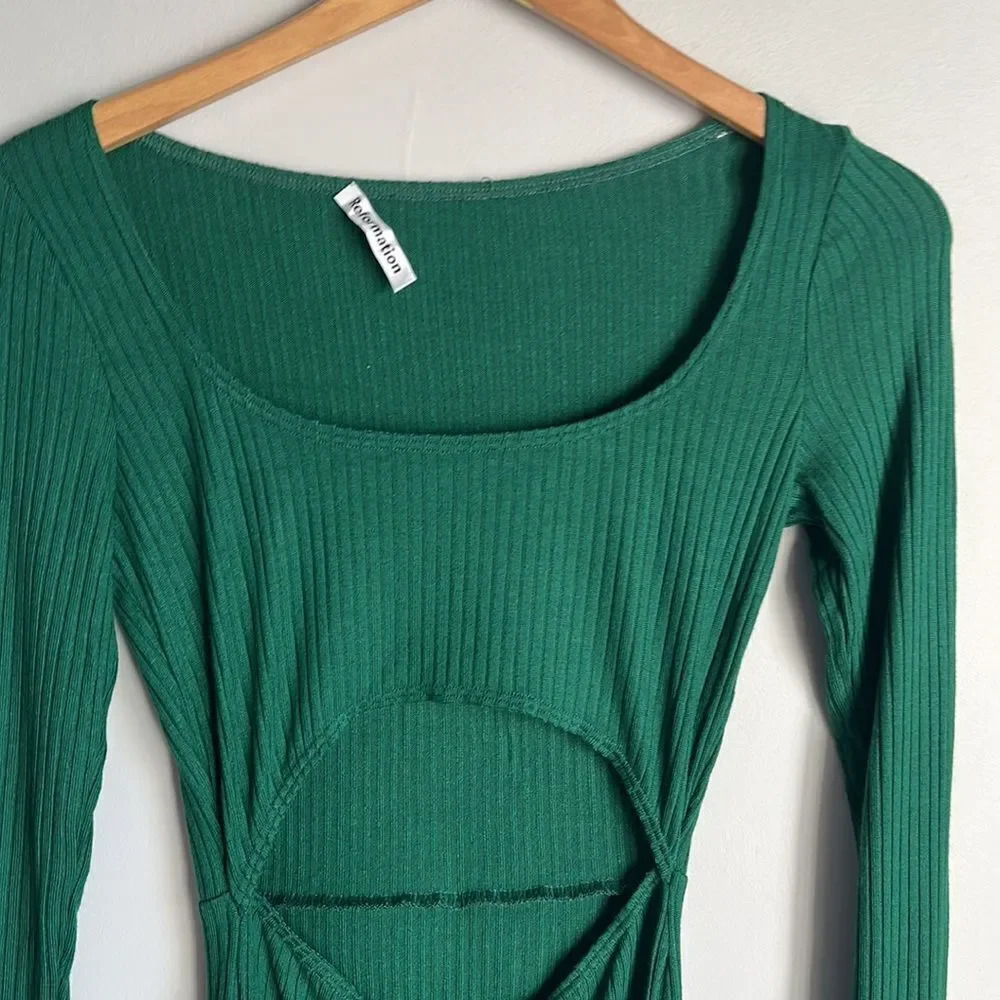 Reformation Cut Out Denmark Mini Dress - Picture 7 of 14